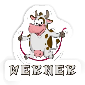 Kuh Aufkleber Werner Image