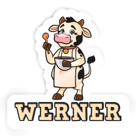 Sticker Kuh Werner Image