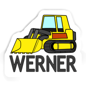 Raupenlader Sticker Werner Image