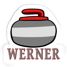 Autocollant Pierre de curling Werner Image