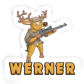 Werner Autocollant Cerf Image