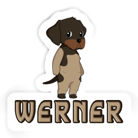 Sticker Werner German Wirehaired Image