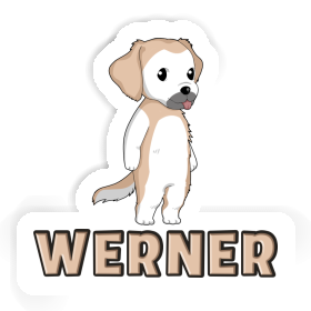 Werner Sticker Golden Retriever Image