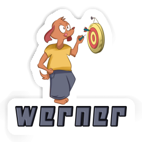 Darts Player Sticker Werner Image