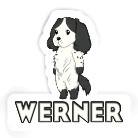 English Cocker Spaniel Sticker Werner Image