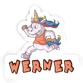 Jogger Sticker Werner Image