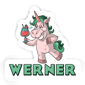 Party-Einhorn Sticker Werner Image