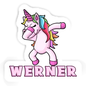 Einhorn Sticker Werner Image