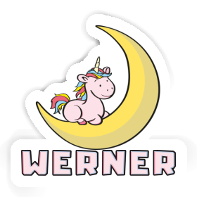 Sticker Einhorn Werner Image