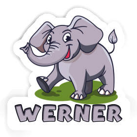 Werner Sticker Elefant Image