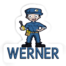 Werner Sticker Electrician Image