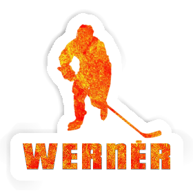 Sticker Eishockeyspieler Werner Image