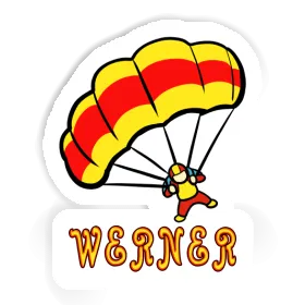 Parachutiste Autocollant Werner Image