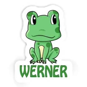 Sticker Frosch Werner Image