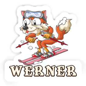 Sticker Werner Skifahrer Image