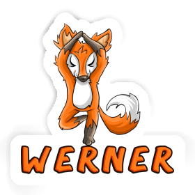 Werner Sticker Yogi Image