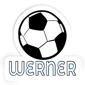 Aufkleber Werner Fussball Image