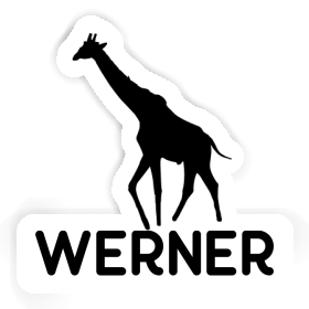 Aufkleber Werner Giraffe Image