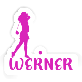 Golferin Sticker Werner Image