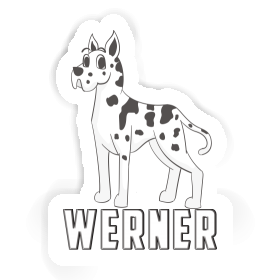 Werner Sticker Great Dane Image