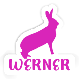 Sticker Rabbit Werner Image
