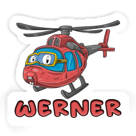 Werner Sticker Helikopter Image