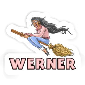 Aufkleber Hexe Werner Image