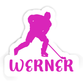 Autocollant Werner Joueuse de hockey Image