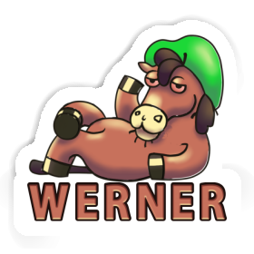 Sticker Werner Horse Image