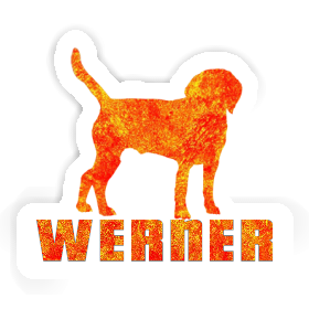 Aufkleber Werner Hund Image