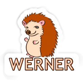 Werner Sticker Hedgehog Image