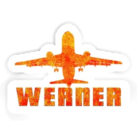 Jumbo-Jet Sticker Werner Image