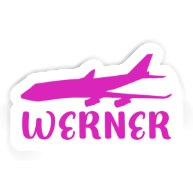 Werner Autocollant Jumbo-Jet Image