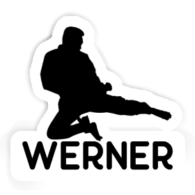 Karateka Sticker Werner Image