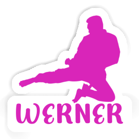 Sticker Werner Karateka Image