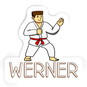 Sticker Karateka Werner Image
