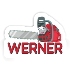 Sticker Werner Kettensäge Image