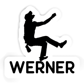 Aufkleber Werner Kletterer Image