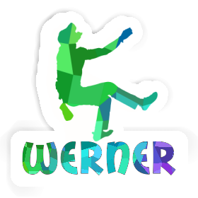 Werner Aufkleber Kletterer Image