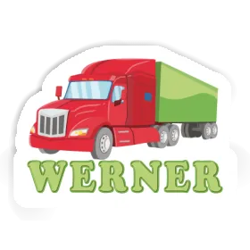 Werner Sticker Truck Image