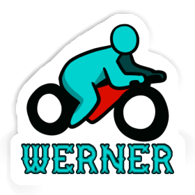 Sticker Motorbike Driver Werner Image
