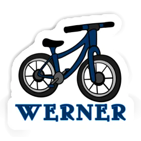 Sticker Bicycle Werner Image