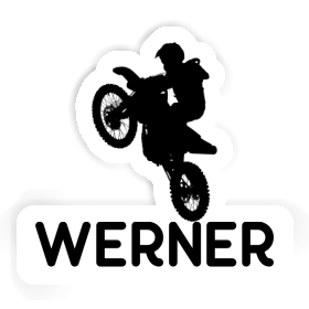 Sticker Werner Motocross-Fahrer Image