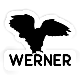 Sticker Eule Werner Image