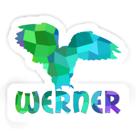 Sticker Werner Owl Image