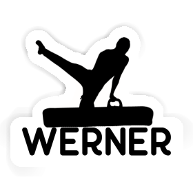 Autocollant Gymnaste Werner Image