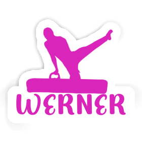 Autocollant Gymnaste Werner Image