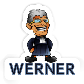 Werner Autocollant Pasteur Image