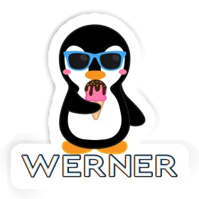 Ice Cream Penguin Sticker Werner Image