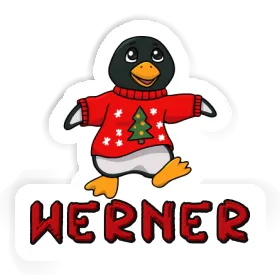 Aufkleber Pinguin Werner Image